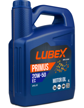 LUBEX PRIMUS EC 20W-50 API SL /CF MOTOR YAĞI 4 LİTRE  