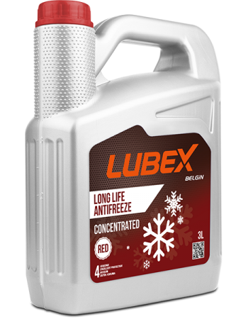 LUBEX LONG LIFE ANTIFREEZE CONCENTRATED RED 3 LİTRE