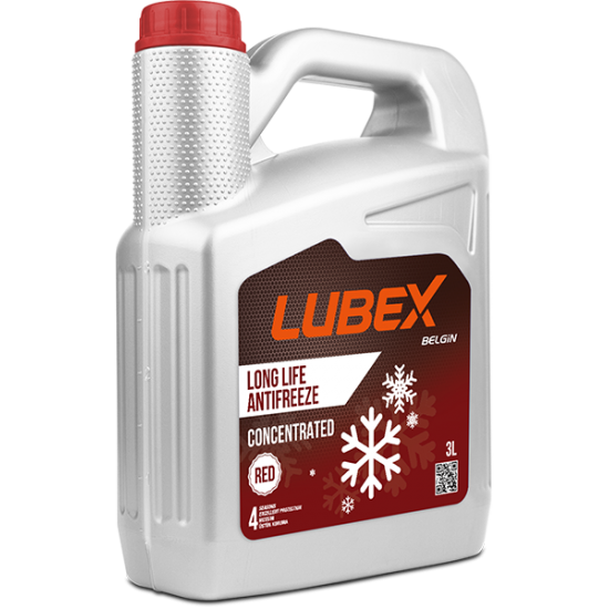 LUBEX LONG LIFE ANTIFREEZE CONCENTRATED RED 3 LİTRE ENY Petrol Ürünleri