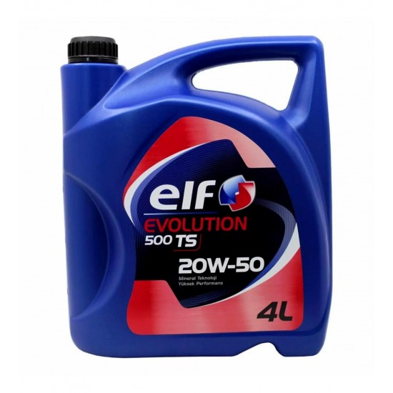 Elf Evolotion 500TS 20w-50  4 Litre Motor Yağı ENY Petrol Ürünleri