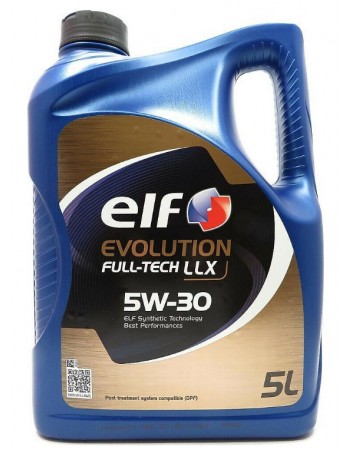 Elf Evolotion Full-Tech LLX 5w-30 5 litre Partiküllü Motor Yağı