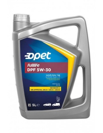 Opet Fulllife DPF 5W-30 Motor Yağı 5 litre