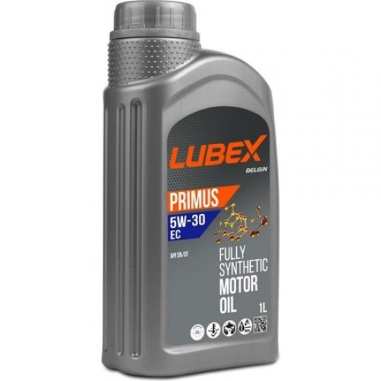 Lubex Primus EC 5W-30 Tam Sentetik Motor Yağı 1 Litre ENY Petrol Ürünleri