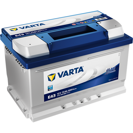 Varta 72 Amper Blue Dynamic 572 409 068 Akü ENY Petrol Ürünleri