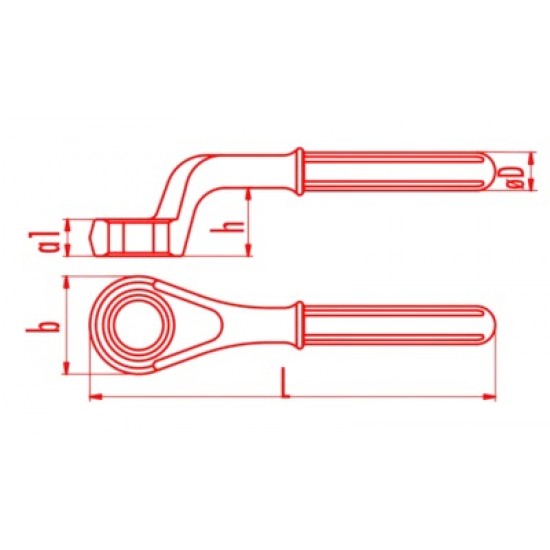 İzeltaş 0550050030 Boru Uzatmalı Yıldız Anahtar 30 mm ENY Petrol Ürünleri