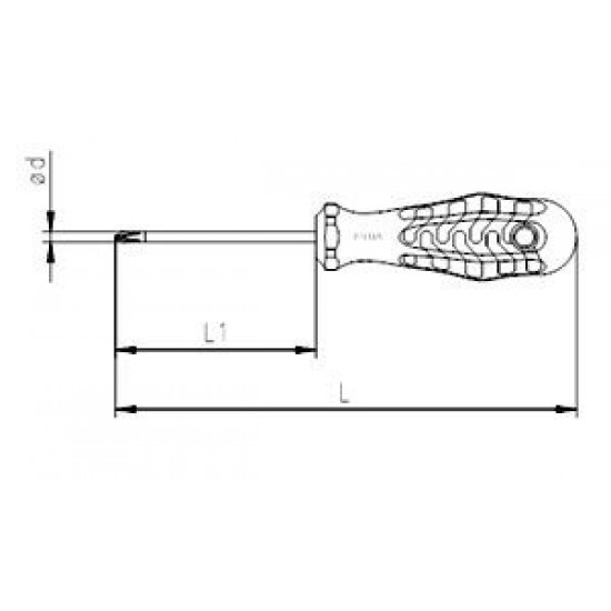 İzeltaş 4320188150 Opak Serisi Yıldız Tornavida 8x150 ENY Petrol Ürünleri
