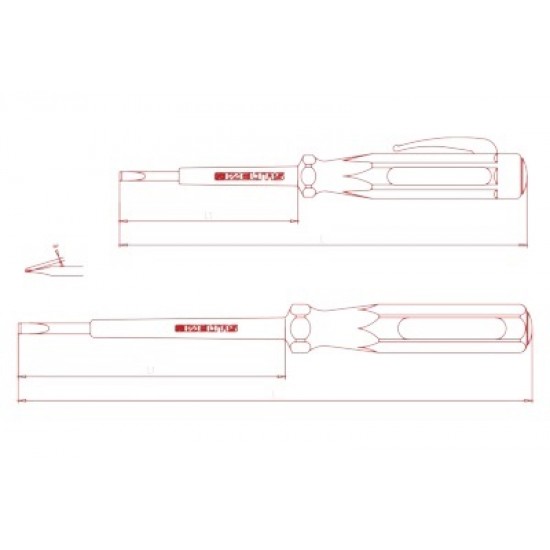 İzeltaş 4550170190 Elektrik Kontrol Kalemi (Düz Uçlu) 190 mm ENY Petrol Ürünleri