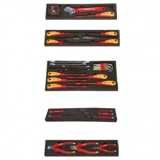 İzeltaş 8420 00 5046 Elektrikçi Takım Çantası 45 parça ENY Petrol Ürünleri