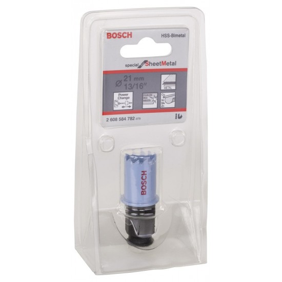 Bosch Special Serisi Metal Ve Inox Malzemeler için Delik Açma Testeresi 21 mm ENY Petrol Ürünleri