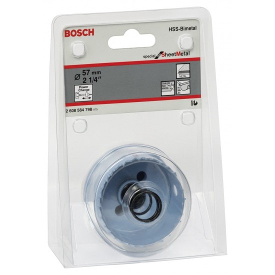 Bosch Special Serisi Metal Ve Inox Malzemeler için Delik Açma Testeresi 57 mm ENY Petrol Ürünleri
