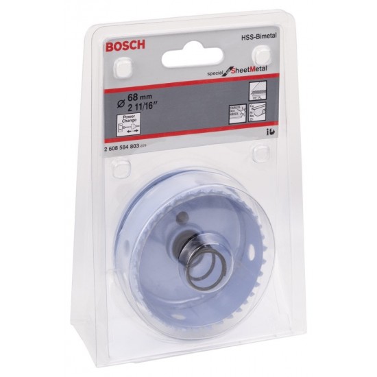 Bosch Special Serisi Metal Ve Inox Malzemeler için Delik Açma Testeresi 68 mm ENY Petrol Ürünleri