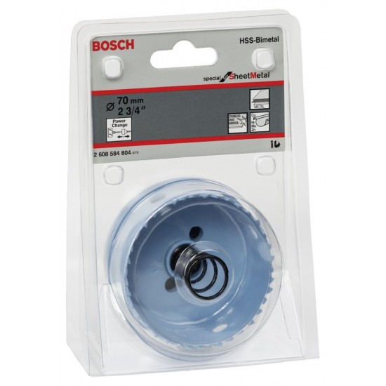 Bosch Special Serisi Metal Ve Inox Malzemeler için Delik Açma Testeresi 70 mm ENY Petrol Ürünleri