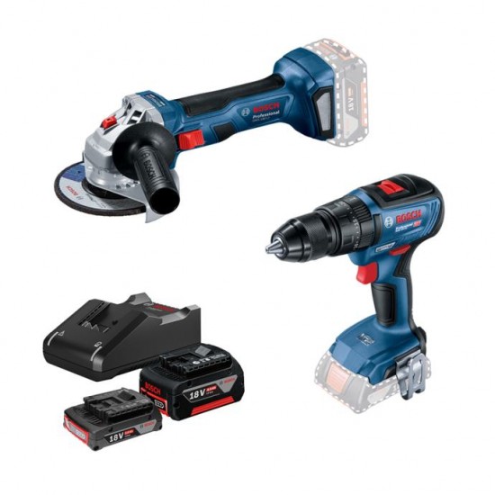 Bosch GWS 180-LI+GSB 180-LI 18V-50 Akülü Taşlama ve Matkap Seti ENY Petrol Ürünleri