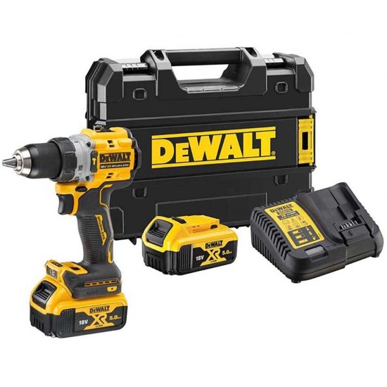Dewalt DCD805P2T 18V 5.0AH Li-Ion Kömürsüz Çift Akülü Darbeli Matkap ENY Petrol Ürünleri
