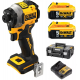 Dewalt DCF850P2T 18V 5.0AH Li-ion Kömürsüz Çift Akülü Darbeli Tornavida ENY Petrol Ürünleri