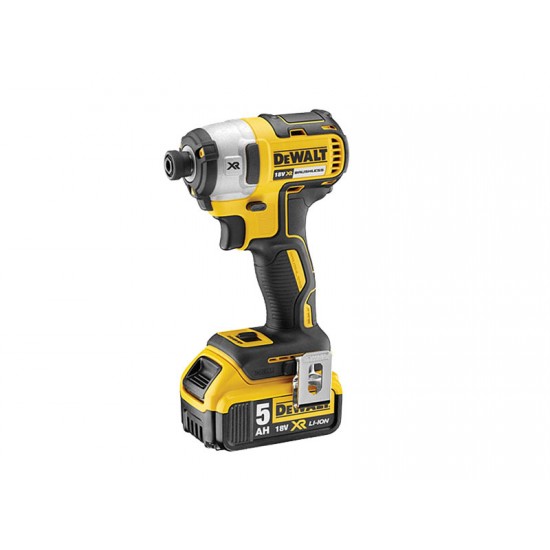 Dewalt DCF887P2 18V 5.0 Ah Li-ion Çift Akülü Kömürsüz Profesyonel Darbeli Tornavida ENY Petrol Ürünleri