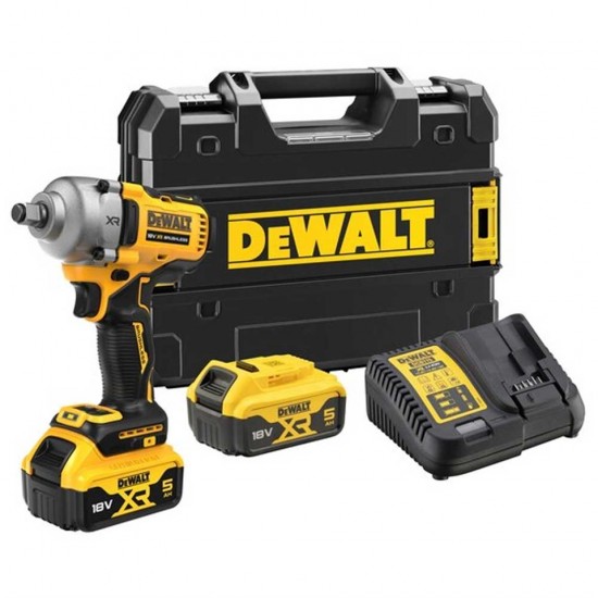 Dewalt DCF891P2T 18V 5.0AH Li-ion Kömürsüz Çift Akülü Somun Sıkma ENY Petrol Ürünleri