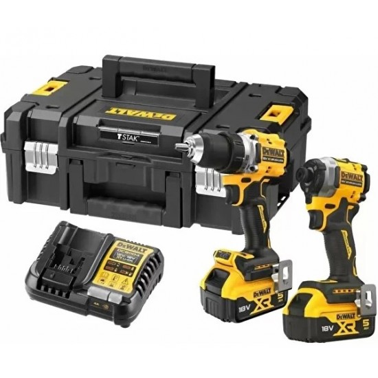 Dewalt DCK2051P2T 18V XR 5.0 AH LI-ION Kömürsüz İkiz Set ENY Petrol Ürünleri