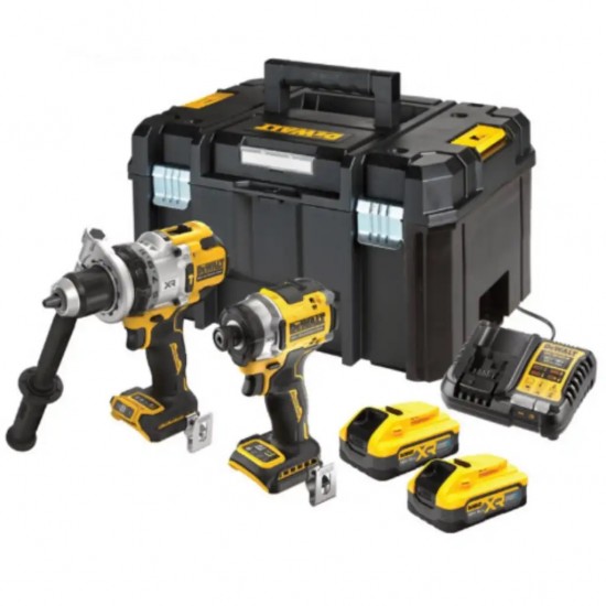 Dewalt DCK2200H2T 18V XR 5.0 AH Li-ion Premium PowerStack Kömürsüz İkiz Kit ENY Petrol Ürünleri