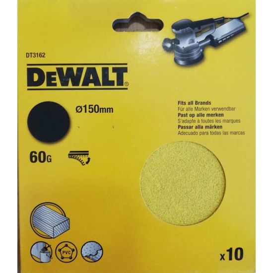 Dewalt DT3162 150mm Zımpara Kağıdı ENY Petrol Ürünleri