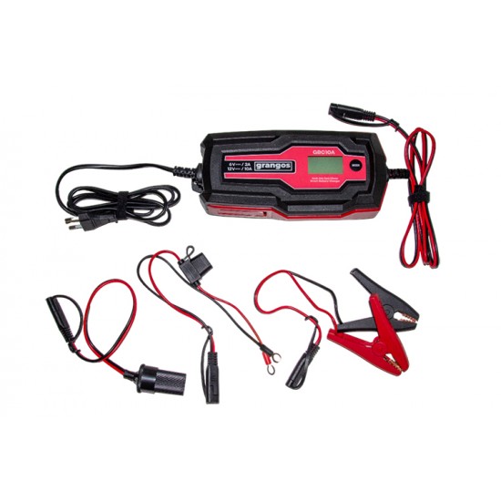 Grangos GBC10A 6V / 12V 180 AH Akıllı Dijital Akü Şarj ve Bakım Cihazı ENY Petrol Ürünleri