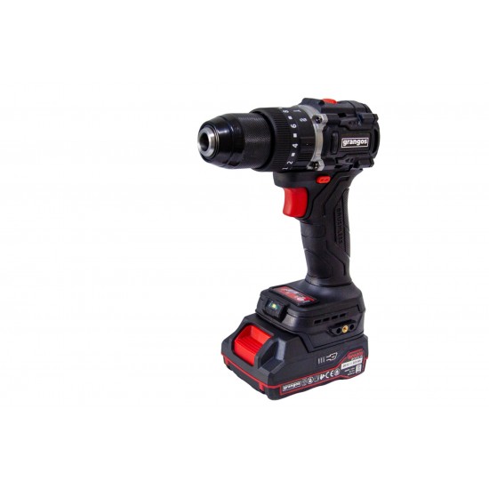 Grangos GCD25-T2 20V 2 Ah Çift Akülü Darbeli Matkap ENY Petrol Ürünleri