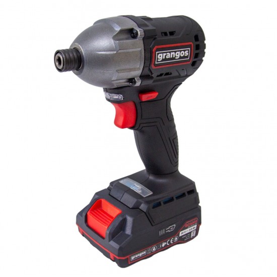 Grangos GCI20-T2 20V 2 Ah Çift Akülü Darbeli Vidalama ENY Petrol Ürünleri