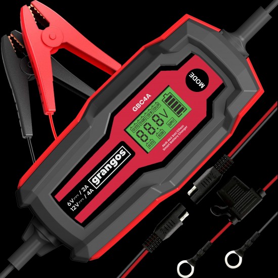 Grangos GBC4A 6V / 12V 70 AH Akıllı Dijital Akü Şarj ve Bakım Cihazı ENY Petrol Ürünleri