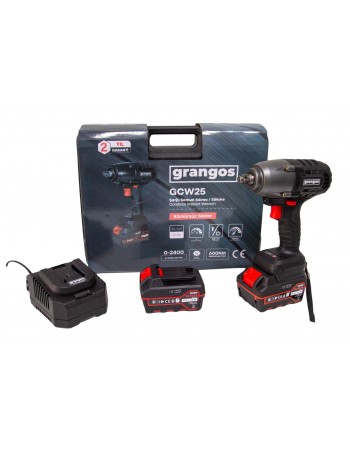 Grangos GCW25-F2 20V 5 Ah Çift Akülü Somun Sıkma