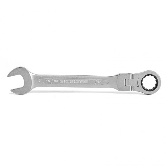 İzeltaş 0345020013 Mafsallı Cırcır Kombine Anahtar 13 mm ENY Petrol Ürünleri