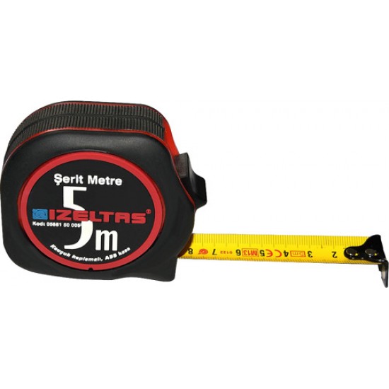 İzeltaş 0588150005 5mt Plastik Stoplu Şerit Metre ENY Petrol Ürünleri