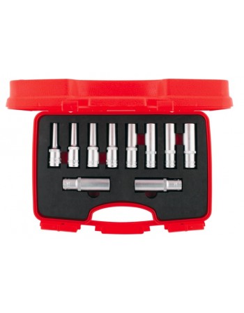 İzeltaş 1108 00 6010 1/2'' Altı Köşe Derin Lokma Takımı 10 Parça