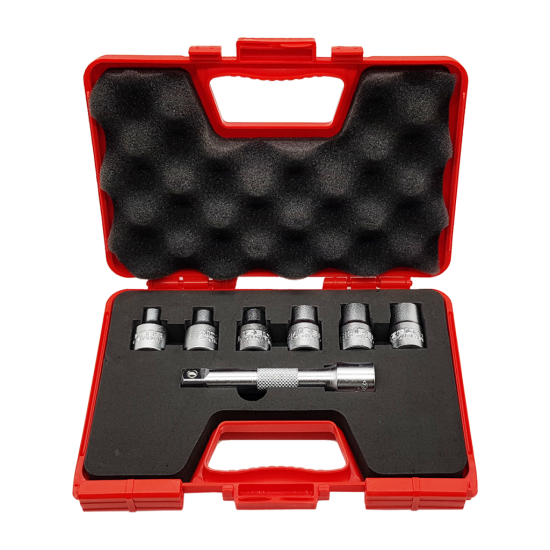 İzeltaş 1113 00 6007 1/2 Star (Torx®) Lokma Anahtar Takımı 7 Parça ENY Petrol Ürünleri