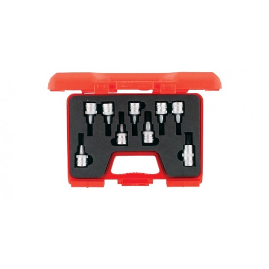 İzeltaş 1113 00 6009 1/2'' Lokmalı Star (Torx®) Uç Takımı 9 Parça ENY Petrol Ürünleri