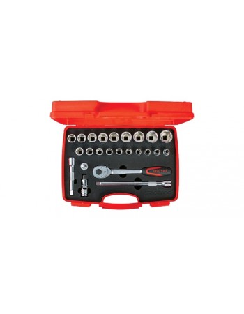 İzeltaş 1113002024 1/2" Altı Köşe Lokma Anahtar Takımı 24 Parça