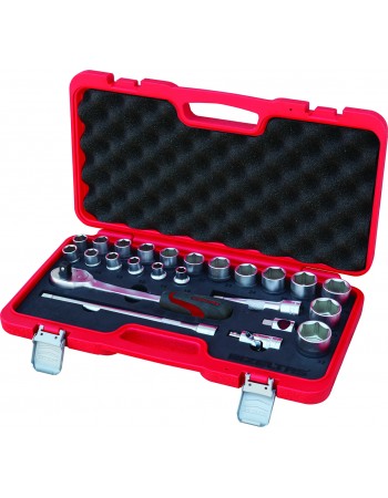 İzeltaş 1113002024 1/2" Altı Köşe Lokma Anahtar Takımı 24 Parça