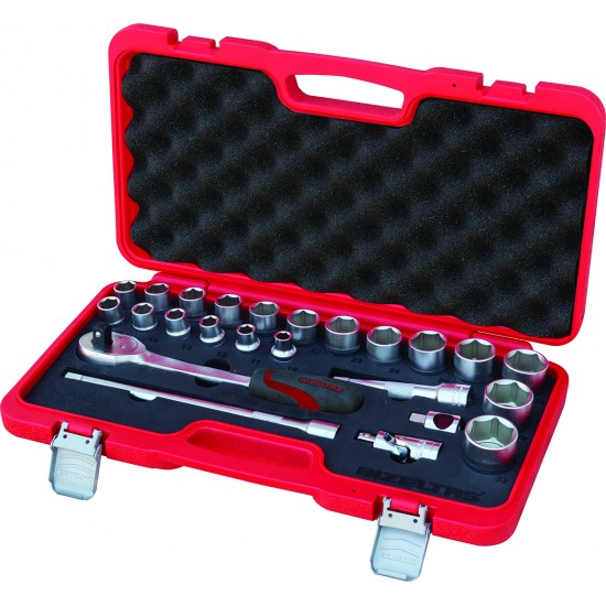 İzeltaş 1113002024 1/2 Altı Köşe Lokma Anahtar Takımı 24 Parça ENY Petrol Ürünleri