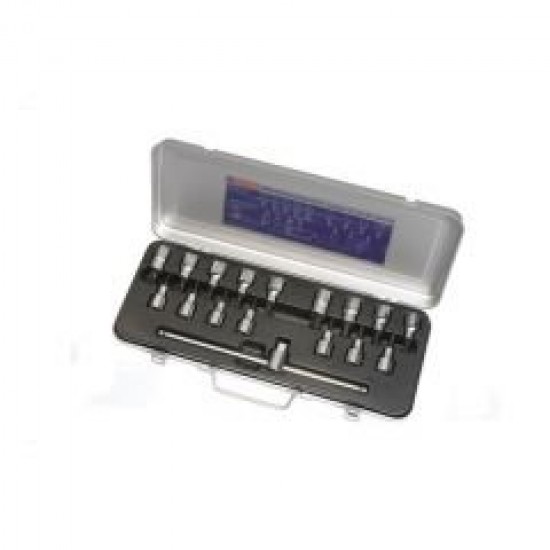 İzeltaş 1113006017 1/2 Lokmalı Allen Ve Torx Uç Takımı 17 Parça ENY Petrol Ürünleri