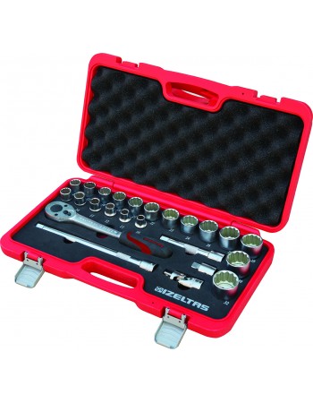 İzeltaş 1114006024 1/2" On İki Köşe Lokma Anahtar Takımı 24 Parça