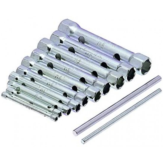 İzeltaş 1800002108 Kovan Anahtar Takımı İki Ağız (mil dahil) 8 parça ENY Petrol Ürünleri