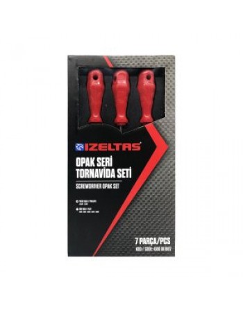 İzeltaş 4300008107 Opak Seri Tornavida Seti 7 Parça
