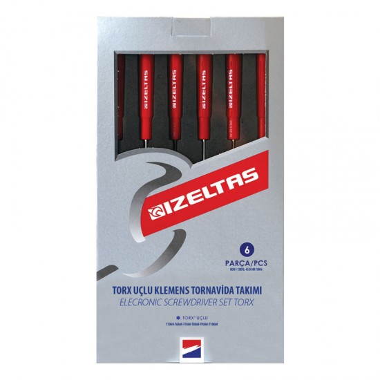 İzeltaş 4530001006 Torx Uçlu Klemens Tornavida Takımı 6 Parça ENY Petrol Ürünleri
