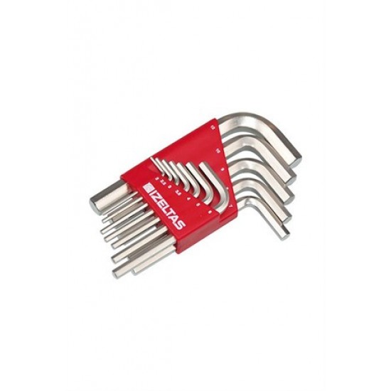 İzeltaş 4901003112 Allen Anahtar Takımı SAE 12li Set ENY Petrol Ürünleri