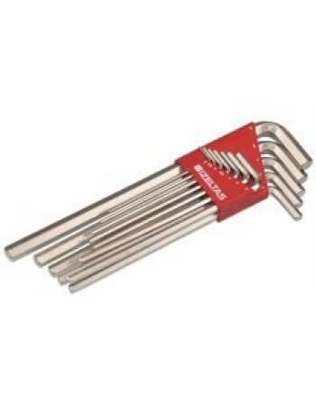 İzeltaş 4903 00 3110 Allen Anahtar Takımı Uzun Boy 10 Parça