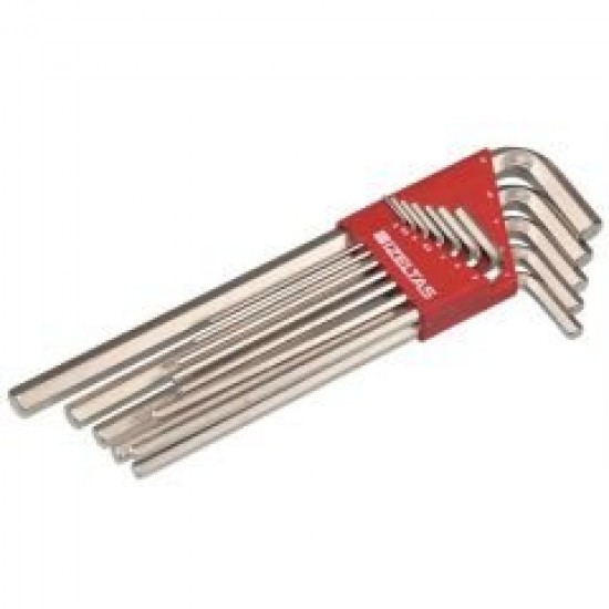 İzeltaş 4903003112 Allen Anahtar Takımı Uzun Boy 12 Parça ENY Petrol Ürünleri