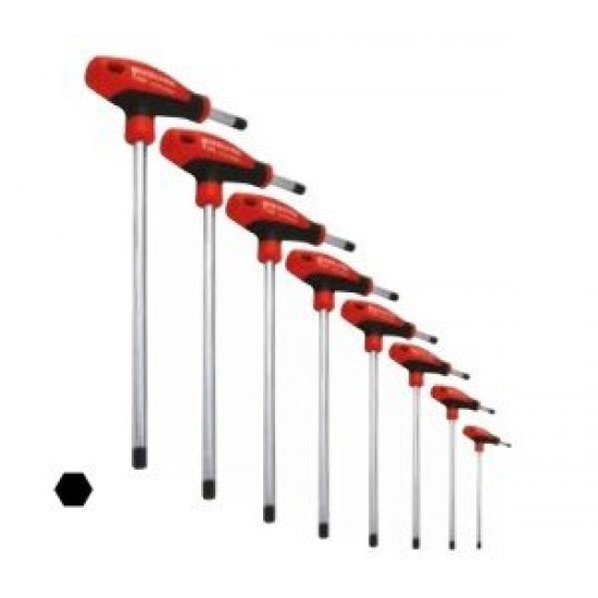 İzeltaş 4920 00 8108 T Tipi Allen Anahtar Takımı 8 Parça ENY Petrol Ürünleri