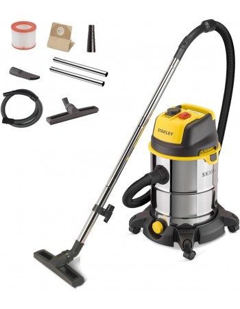 Stanley SXVC30XTDE 1600 W 30 LT Islak/Kuru Elektrikli Süpürge